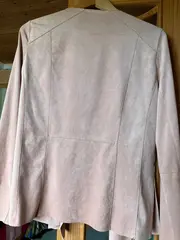Vorschaubild 2 von Blazer Damen Rosa Gr. 40/L Langarm Raffungen Casual Polyester