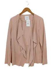 Vorschaubild 1 von Blazer Damen Rosa Gr. 40/L Langarm Raffungen Casual Polyester