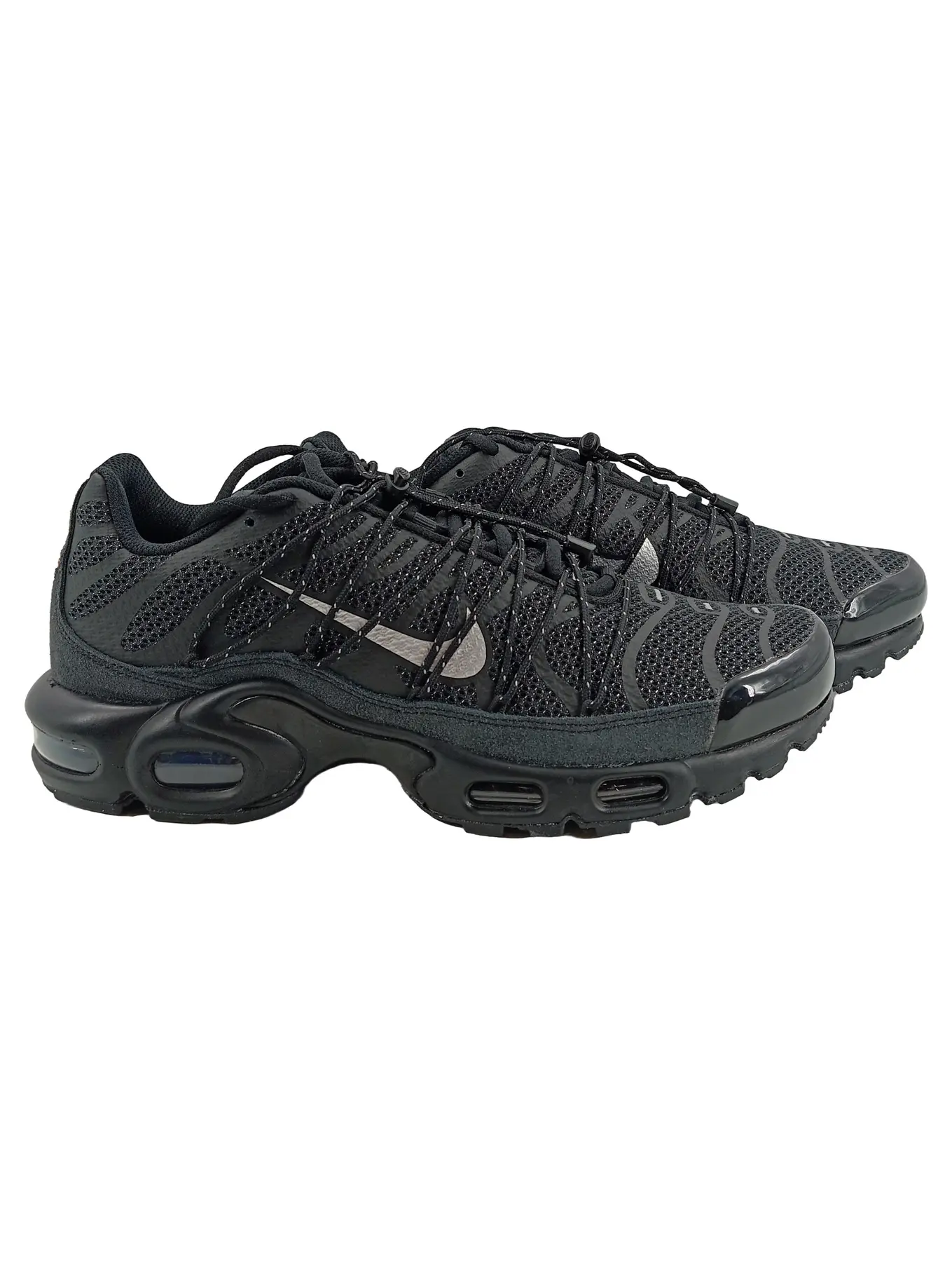 NIKE Air Max Plus Herren Sneaker Schwarz Größe 42.5 Sportlich Urban