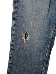 Vorschaubild 3 von Destroyed Jeans Damen Blau Vintage Baumwolle W28 L27