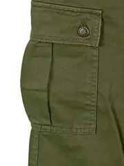 Vorschaubild 3 von Damen Cargohose Gr. W33/42/XL Oliv Casual Baumwolle Outdoor Hose