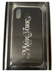 Vorschaubild 1 von Handyhülle Handytasche Damen Schwarz Modern Schriftzug