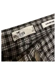 Vorschaubild 3 von Karierte Stoffhose Damen Schwarz Gr. S/36/W27