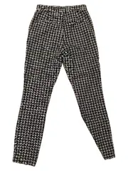 Vorschaubild 2 von Karierte Stoffhose Damen Schwarz Gr. S/36/W27