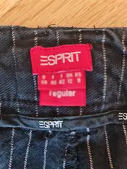 Vorschaubild 4 von Damen Jeans Regular Fit Größe 38 Blau Gestreift