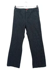 Vorschaubild 1 von Damen Jeans Regular Fit Größe 38 Blau Gestreift
