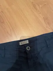 Vorschaubild 2 von Damen Stoffhose Chino Blau Gr. 36 W28 Baumwolle Casual