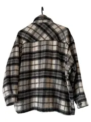 Vorschaubild 2 von Damen karierte Sweatjacke Gr. 36/S Flanell-Optik Mehrfarbig Casual