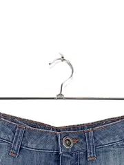 Vorschaubild 3 von Jeansrock Damen Blau Gr. 38 Minirock Faltenrock Baumwolle