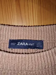 Vorschaubild 2 von Pullover Damen Gr. 40/L Beige Casual Strickpullover