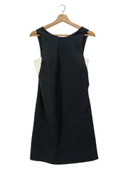 Vorschaubild 2 von Blusenkleid Damen 34/XS Schwarz Minimalistisch Elegant
