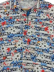 Vorschaubild 2 von Damen Bluse Blumenmuster 3/4-Arm Mehrfarbig Gr. 40 L Freizeit