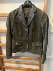 Vorschaubild 2 von Damen Cordjacke Sakko Braun Gr. 40 Casual