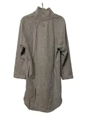 Vorschaubild 3 von Sweatshirt Kleid Damen Gr. S Rollkragen Grau Meliert