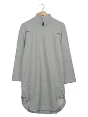 Vorschaubild 1 von Sweatshirt Kleid Damen Gr. S Rollkragen Grau Meliert