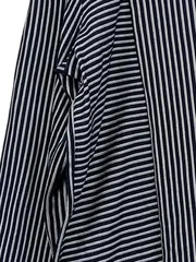 Vorschaubild 4 von Bluse Damen Gr. L Langarm Gestreift Blau Weiß Baumwolle