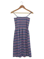 Vorschaubild 1 von TCM Sommerkleid Kinder Gr. 152 Gestreift Mehrfarbig Casual Baumwolle