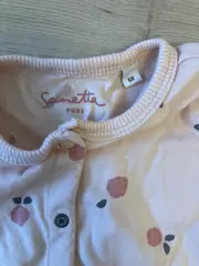 Vorschaubild 3 von Baby Body Mädchen Rosa Gr. 68 Apfelmuster Baumwolle
