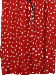 Vorschaubild 5 von Damen Sommerkleid Gr. 38 Rot Gepunktet Casual Kleid