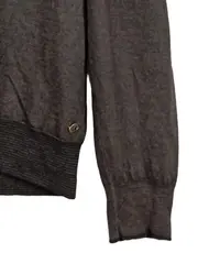 Vorschaubild 3 von Herren Strickjacke Cardigan V-Ausschnitt Braun Wolle XL