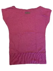 Vorschaubild 3 von Damen T-Shirt Gr. M Pink Meliert Casual Kurzarm