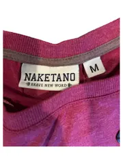 Vorschaubild 2 von Damen T-Shirt Gr. M Pink Meliert Casual Kurzarm