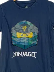 Vorschaubild 2 von Ninjago T-Shirt Kinder Jungen Logo Print Blau Gr. 140 Kurzarm