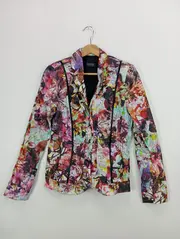 Vorschaubild 1 von Damen Blazer 34;XS Mehrfarbig Florales Muster Elegant