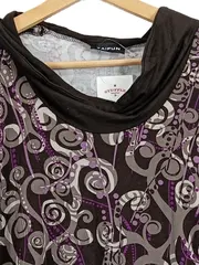 Vorschaubild 3 von TAIFUN Damen Bluse Gr. 40 Mehrfarbig Modern Grafisches Muster Langarm