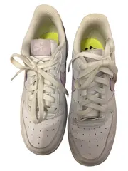 Vorschaubild 1 von Air Force 1 Damen Sneaker Low Weiß Gr. 39 Leder Freizeit