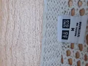 Vorschaubild 4 von Damen Strickjacke Bolero Gr. 38/M Beige Casual Lochmuster