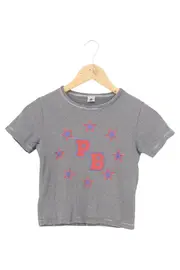 Vorschaubild 1 von Kinder T-Shirt Gr. 128 Mehrfarbig Gestreift Logo Sterne Casual