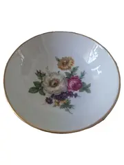 Vorschaubild 1 von KAISER Dekoschale Porzellan Blumenmuster Weiß Klassisch 14cm