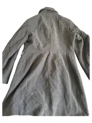 Vorschaubild 2 von Damen Wollmantel Gr. 36 Schwarz Klassisch Eleganter Wintermantel