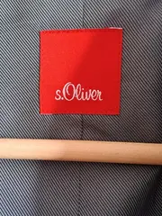 Vorschaubild 4 von Blazer Damen Gr. 44 Schwarz Gestreift Business Elegant