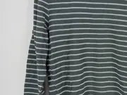 Vorschaubild 4 von EDC Damen Langarmshirt gestreift Grün Gr. 38/M Casual Baumwolle