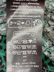 Vorschaubild 5 von WOMEN T-Shirt Damen 42/L Grün Animal-Print Leinen