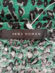 Vorschaubild 3 von WOMEN T-Shirt Damen 42/L Grün Animal-Print Leinen