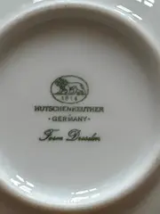 Vorschaubild 2 von Tasse mit Untertasse Weiß Porzellan Klassisch