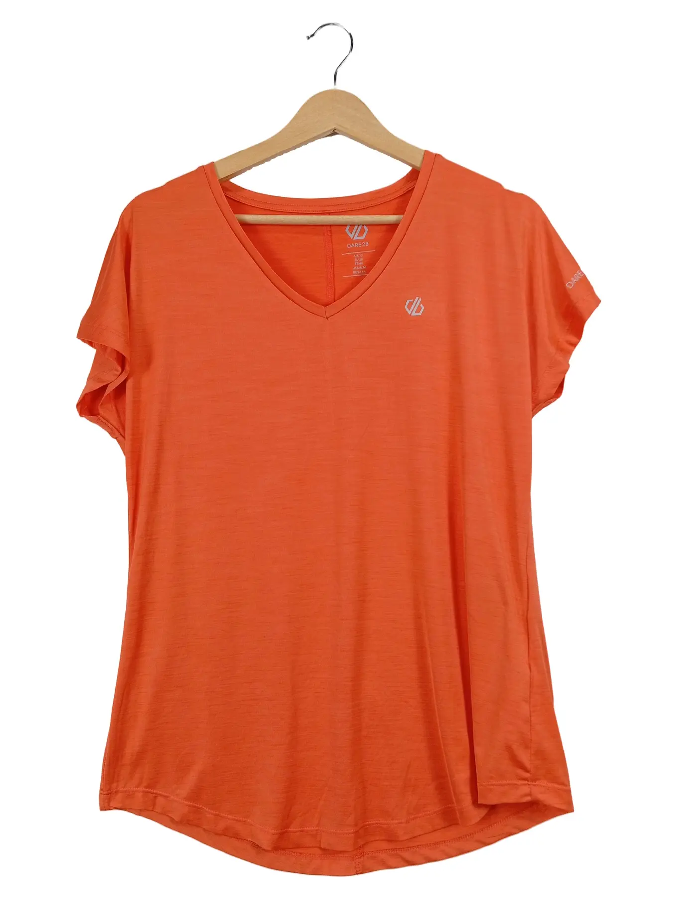 DARE 2B DARE2B Damen T-Shirt Gr. 38/M Orange Sportlich Melierter Print Kurzarm