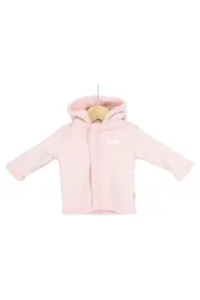 Vorschaubild 1 von Baby Felljacke Gr. 68 Rosa mit Kapuze Kinder Jacke Casual