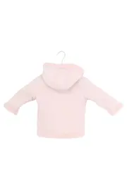 Vorschaubild 2 von Baby Felljacke Gr. 68 Rosa mit Kapuze Kinder Jacke Casual