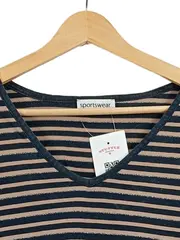 Vorschaubild 2 von Damen T-Shirt gestreift Blau Gr. 50x52 Casual