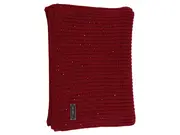 Vorschaubild 1 von Damen Schal Rot Glitzer Strick Elegant 200 cm Winterschal