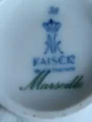 Vorschaubild 4 von Zuckerdose Marseille Blumenmuster Weiß Rosa mit Deckel