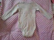 Vorschaubild 2 von Baby Body Mädchen Einhorn Beige Gr. 104 Langarm Tiermotiv