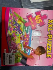 Vorschaubild 3 von XXL-Puzzle 45 Teile Prinzessin Einhorn Schloss 64x44cm Kinder