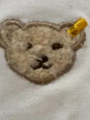 Vorschaubild 3 von Trachtenhemd Kinder Gr. 80 Weiß Langarm Baumwolle Applikation