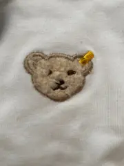 Vorschaubild 2 von Trachtenhemd Kinder Gr. 80 Weiß Langarm Baumwolle Applikation