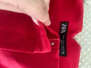 Vorschaubild 2 von Damen Anzughose Business Rot Gr. M Elegant Stoffhose